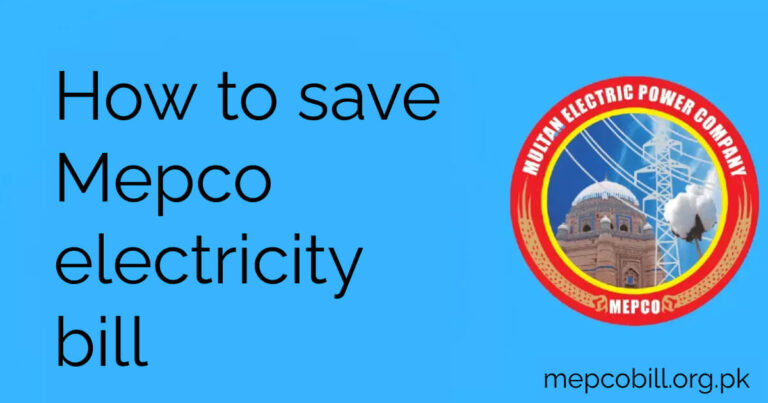 How to save Mepco electricity bill with alternative resources?